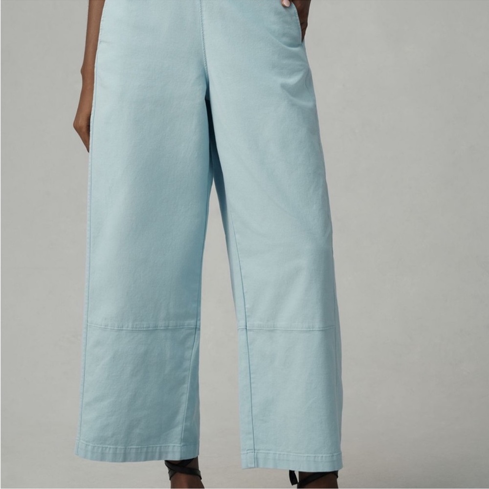 Pilcro Sky Blue Izzie barrel pants EUC